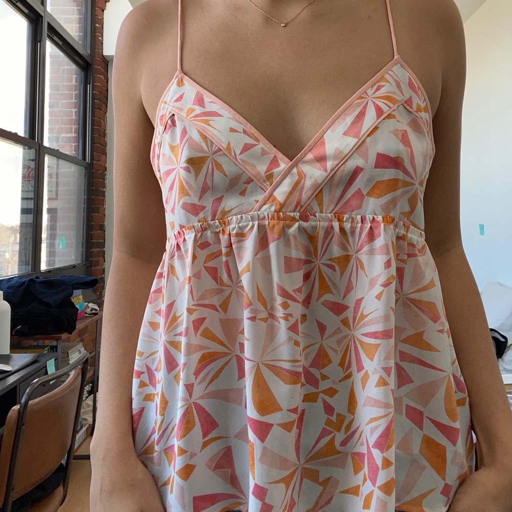 Club Monaco 100% silk tank